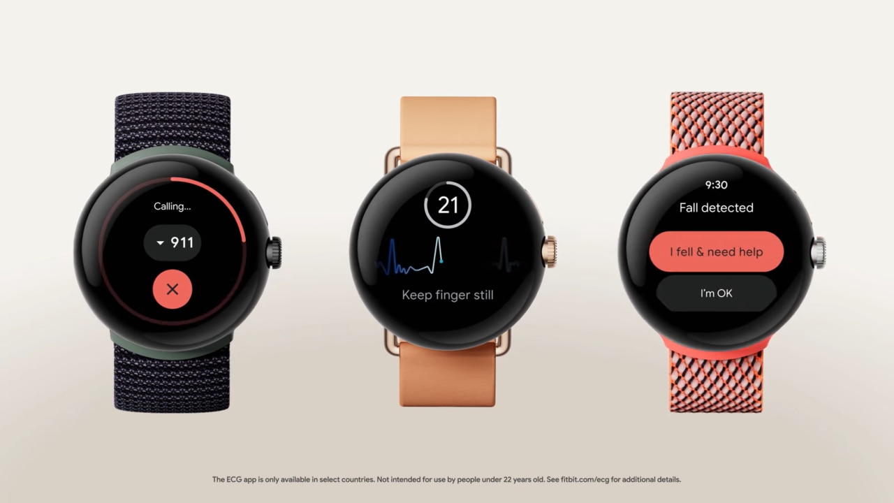 Google Pixel Watch. Image: Google.