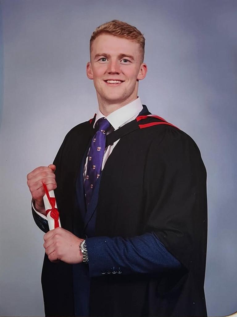 Waratahs player Jamie Adamson completed an undergraduate degree in economics and Master's in finance at Durham University.