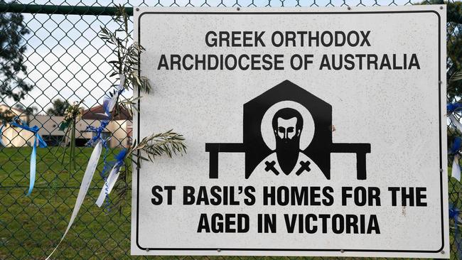 St Basil's home for the aged in Fawkner, Melbourne. Picture: Stefan Postles