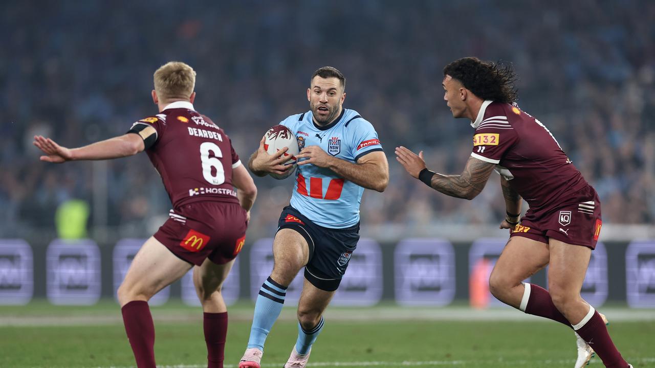 James Tedesco was rushed in for last year’s Origin opener after Dylan Edwards got hurt. Picture: Cameron Spencer/Getty Images