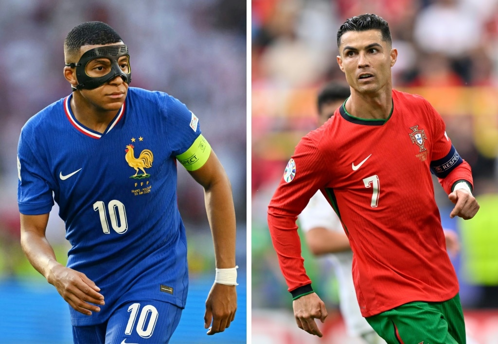 Mbappe, Ronaldo face off as France and Portugal clash at Euro 2024 ...