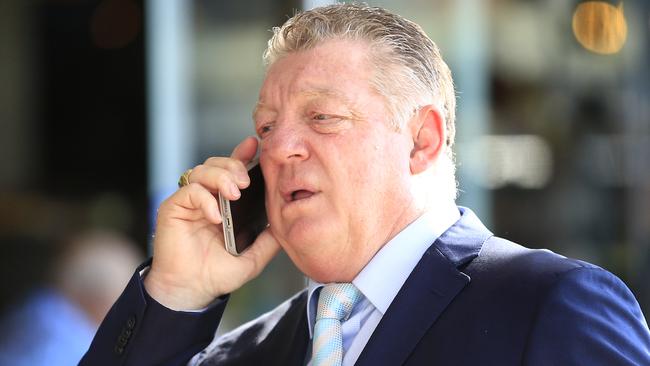 SYDNEY, AUSTRALIA - MAY 18: Former Penrith Panthers General Manager of Football Phil Gould in the mounting yard to watch his horse Jailbreak compete in race 1 during Sydney Racing at Rosehill Gardens on May 18, 2019 in Sydney, Australia. (Photo by Mark Evans/Getty Images)