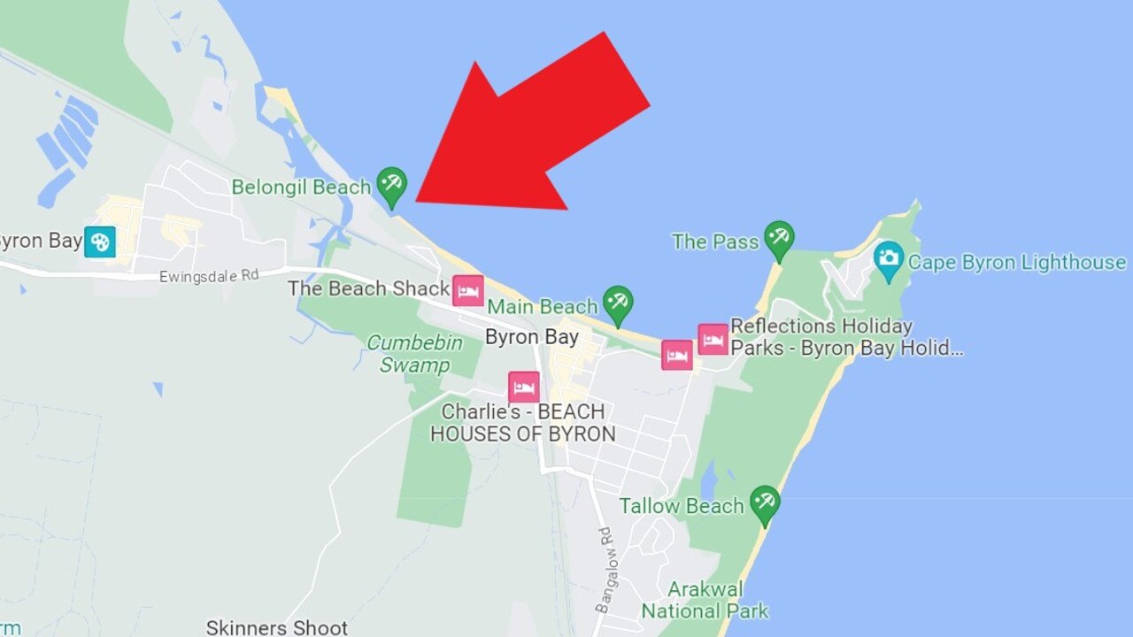 The bone was found at the shipwreck of the Wollongbar, just off Byron Bay's Belongil Beach.