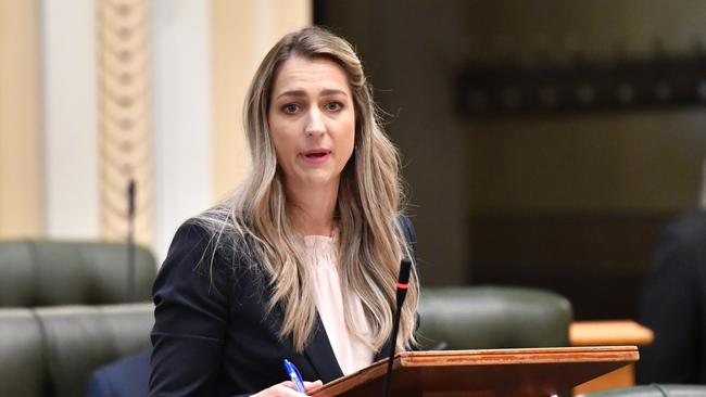 Laura Gerber at Parliament House. (AAP Image/Darren England).