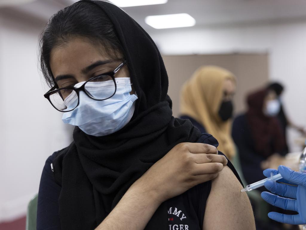 More than 76 per cent of adults in the UK have had their first vaccine dose. Picture: Dan Kitwood/Getty Images