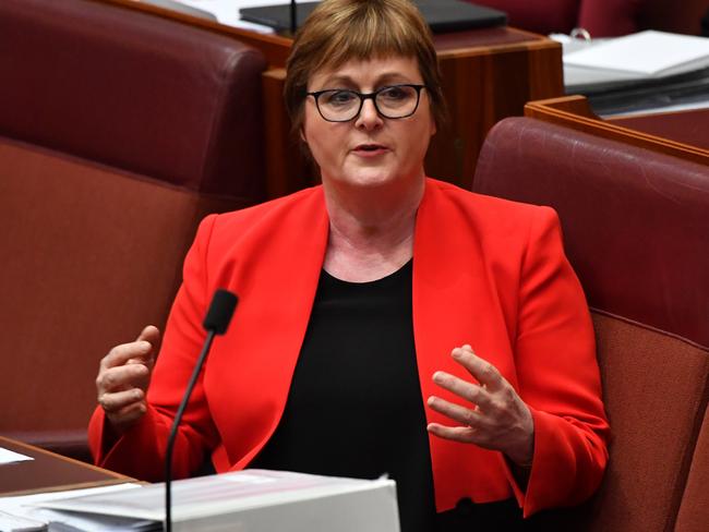 Senator Linda Reynolds said the attempted fraud was a “low act”. Picture: Sam Mooy/Getty Images