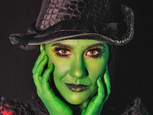 Samantha Dodemaide as Elphaba for Wicked at HOTA. Picture: Supplied.