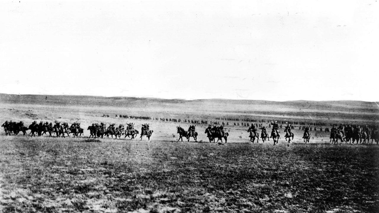 Plaque unveiled to Light Horse Brigade to mark cavalry charge | Daily ...