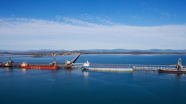 More than half of Australia’s coal exports pass through Bowen’s Abbott Point Coal Terminal, the two coal terminals at Hay Point south of Mackay, or the two coal terminals in Gladstone. Pictured is Dalrymple Bay Coal Terminal. Picture: Contributed