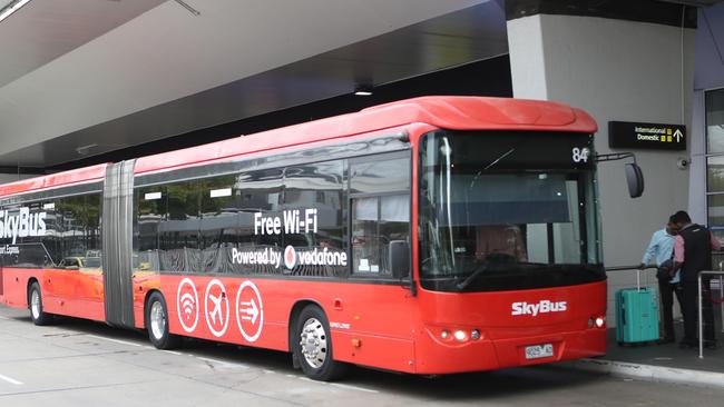 Melbourne travellers may finally be able to stop taking the bus to the airport. Picture: David Crosling/AAP