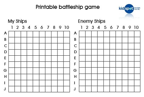 Virus Uden tvivl Berigelse Battleship prinatbles: How to make your own battleship game | Kidspot