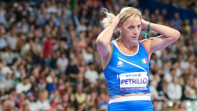 Trans runner Valentina Petrillo, of Italy, competes at the Paris Paralympics. Photo: Jacquelin Magnay