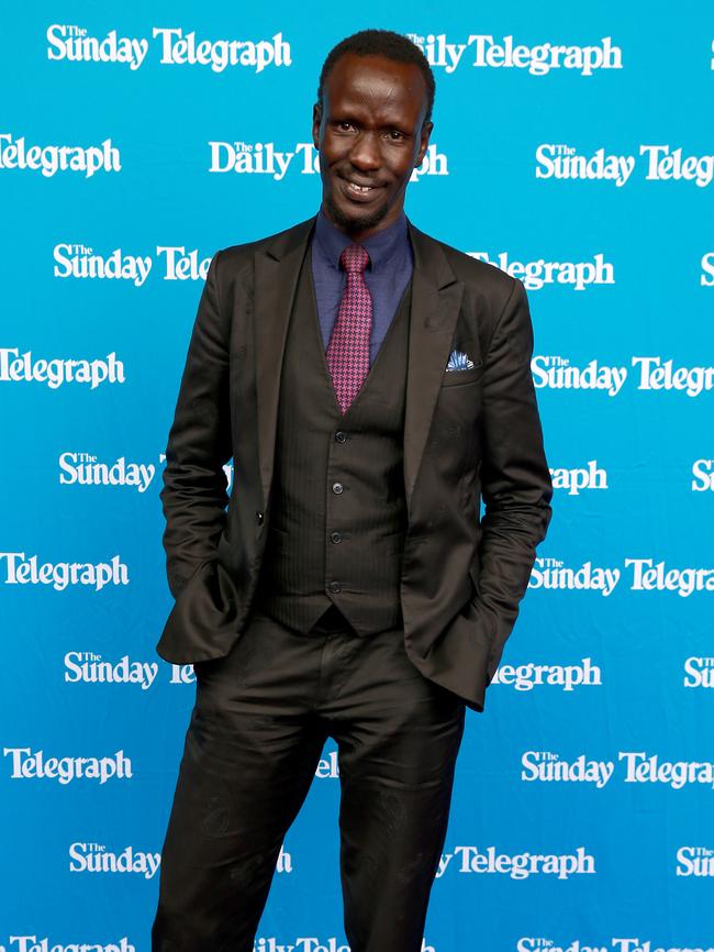 Deng Adut, pictured at the 2017 Pride of Australia Awards, consulted on the film’s script. Picture: Toby Zerna