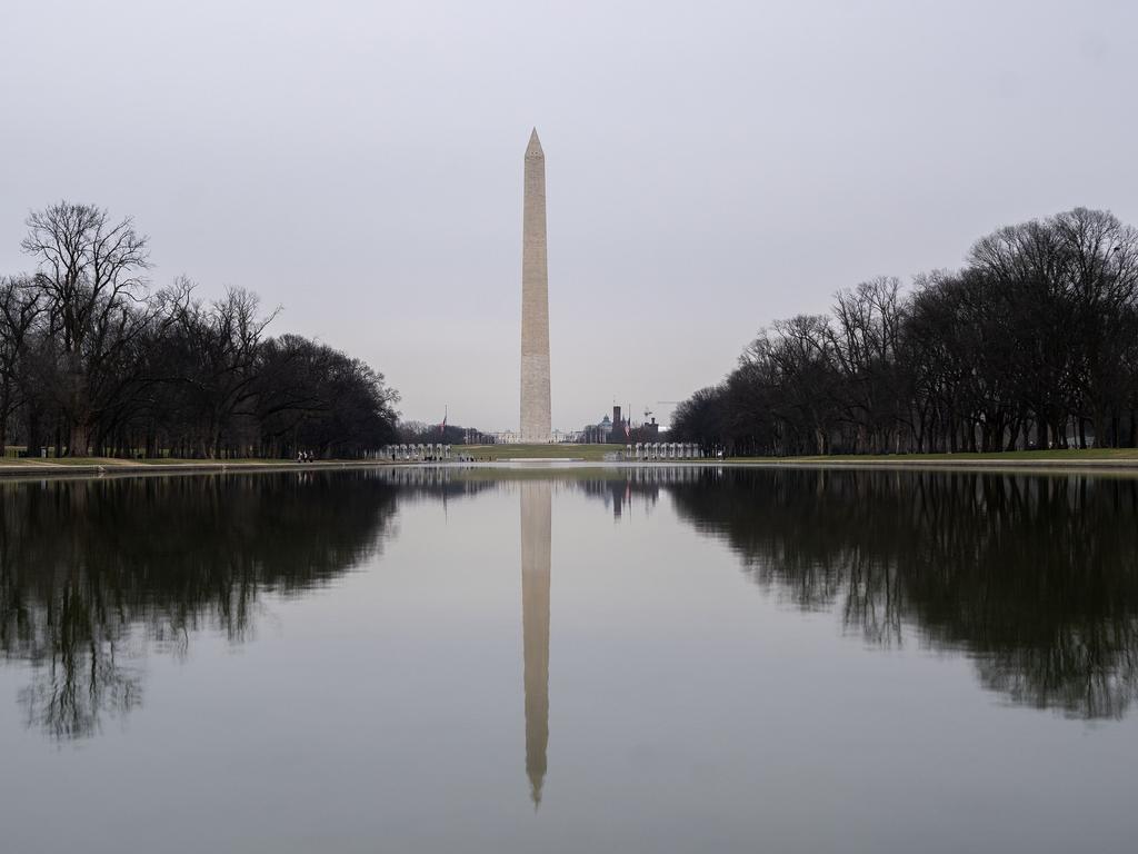 The Washington Monument will be closed down at least through January 24, due to threats from the groups involved in the violence at the US Capitol. Picture: Getty Images/AFP