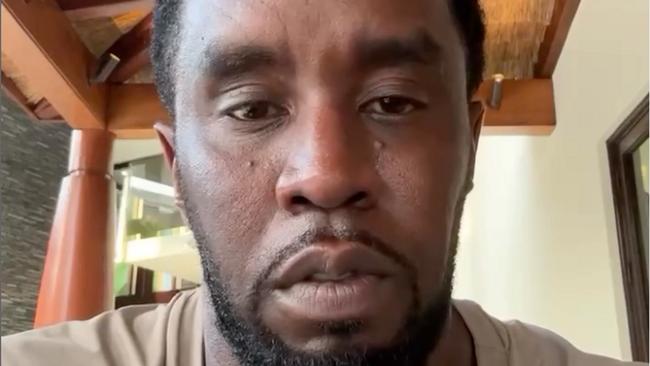 Screenshot from an apology video that Sean ‘Diddy’ Combs posted on Sunday.