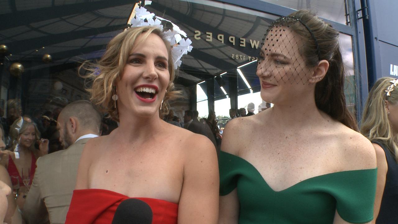 Bronte and Cate Campbell in the Birdcage   