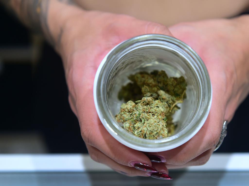 Cannabis at a California dispensary. Picture: Frederic J. Brown / AFP