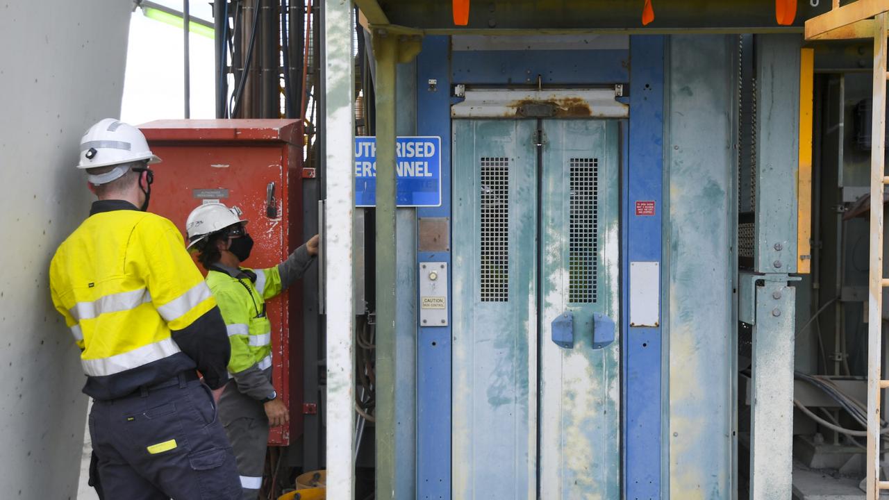 A South32 mine site in Mackay, Queensland. Employees from the company’s Appin division in NSW have turned down a lucrative pay rise. Picture: Lukas Coch