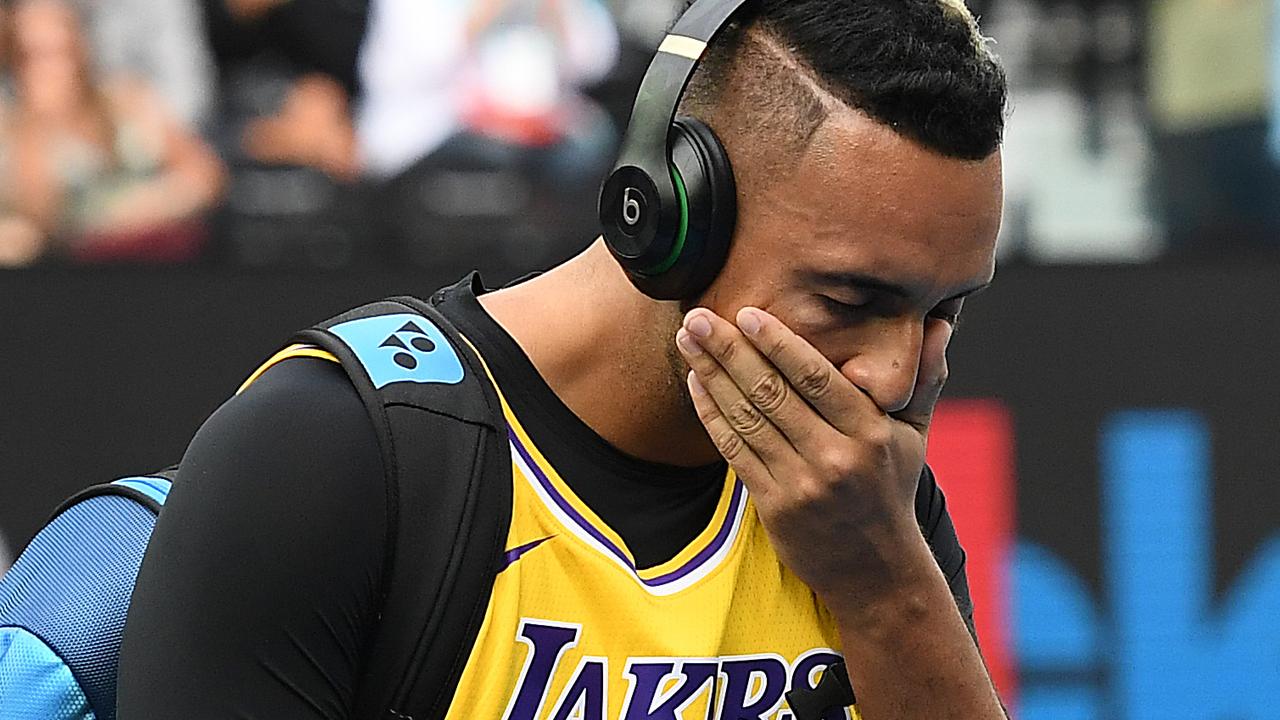 Australian Open 2020 news - Nick Kyrgios pays Kobe Bryant tribute by  wearing his shirt on court - Eurosport