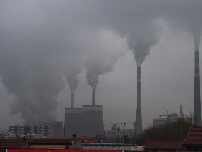 A power station near Datong, in China's northern Shanxi province. Picture: AFP