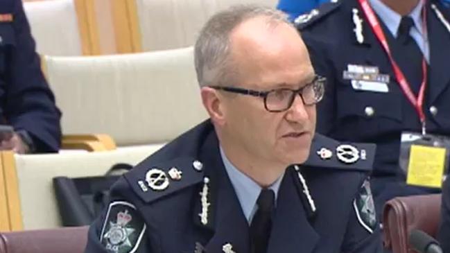 AFP Acting Commissioner Ian McCartney copped a barrage of fiery questioning at the Senate estimates hearing. Picture: Supplied