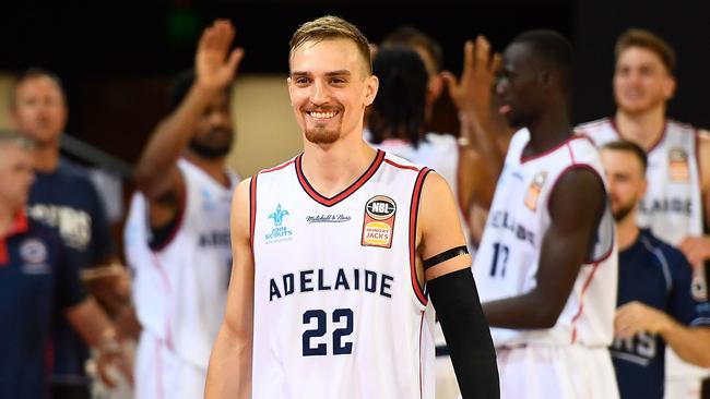 Anthony Drmic of the 36ers wore a black armband in memory of Andree Greenwood.