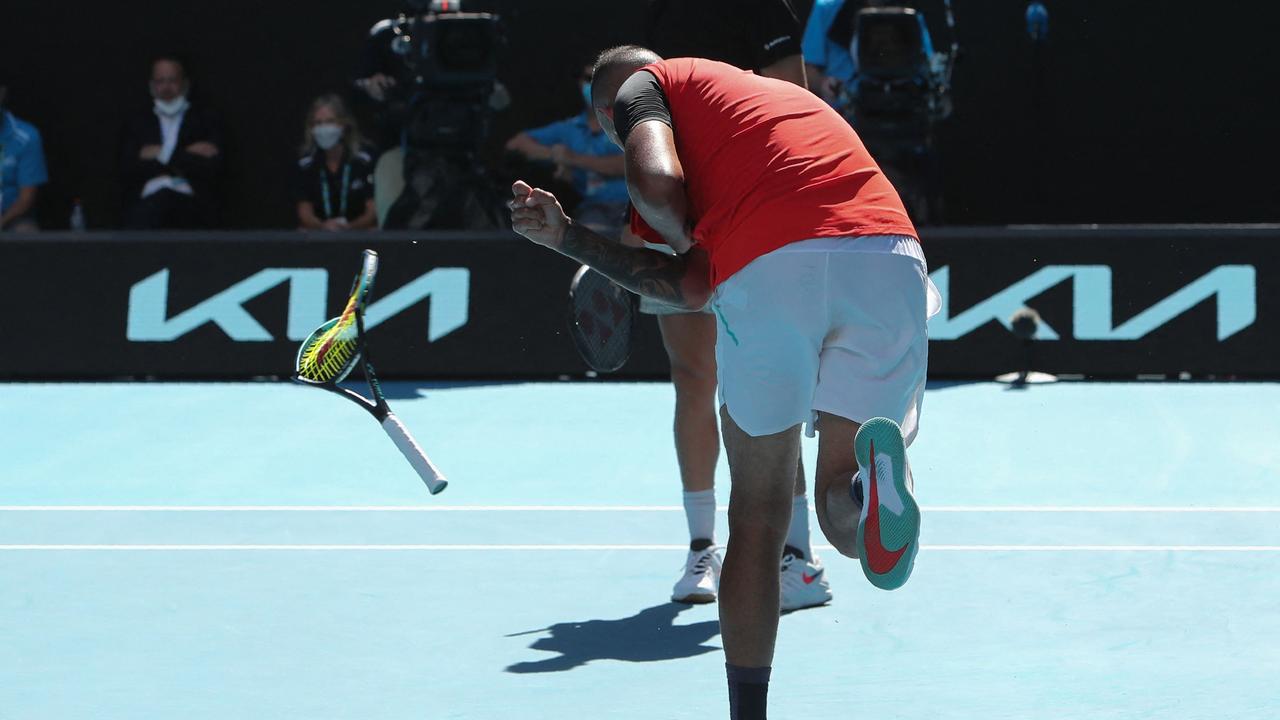 Australia's Nick Kyrgios. Picture: BRANDON MALONE / AFP