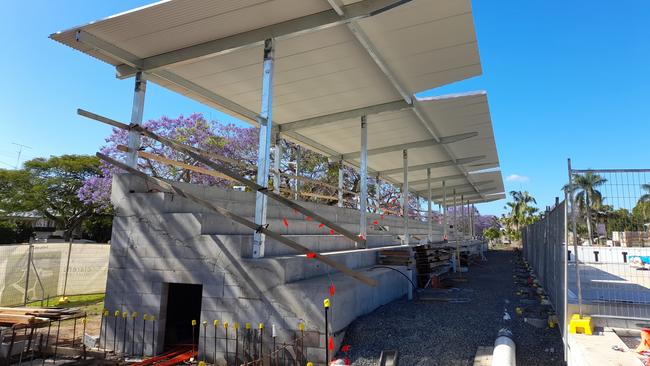 The $29.5 million Clarence Regional Aquatic Centre taking shape. Picture: Supplied