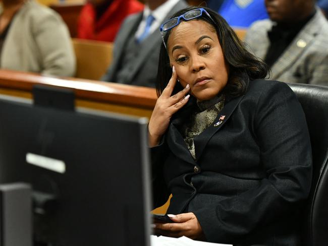 Fani Willis is staring down calls for her to step aside from prosecuting the former president. Picture: Getty Images