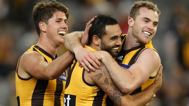 AFL 2018: Shaun Burgoyne 350th game highlights, Hawthorn v Adelaide ...