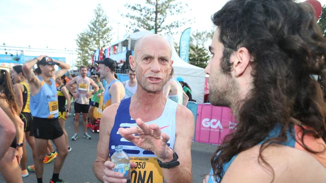 Gold Coast Marathon 2023 Steve Moneghetti. 1 July 2023 Southport Picture by Richard Gosling