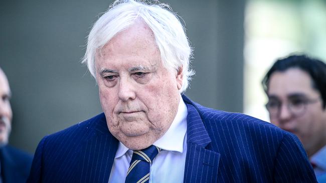 Billionaires like mining magnate Clive Palmer would be prevented from spending more than $600,000 a year on party donations or $20,000 per politician. Picture: Glenn Campbell/ NewsWire