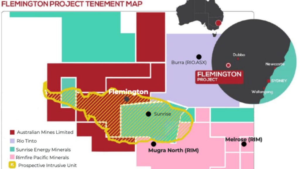 Flemington sits in an emerging scandium hotspot in New South Wales. Pic: AUZ