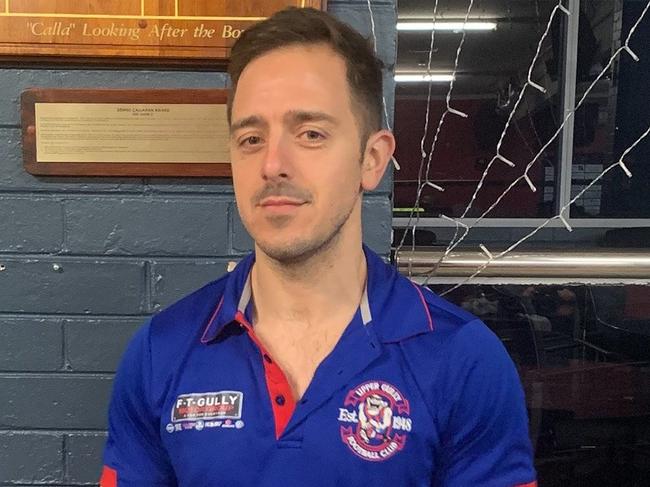 Incoming Upper Ferntree Gully coach Stephen De Luca.