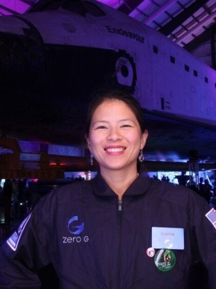 Media company Chicago Star founder and physicist Elaine Chia Hyde has made history as the first Australian woman and Singaporean-born person to travel to space. Picture: Supplied