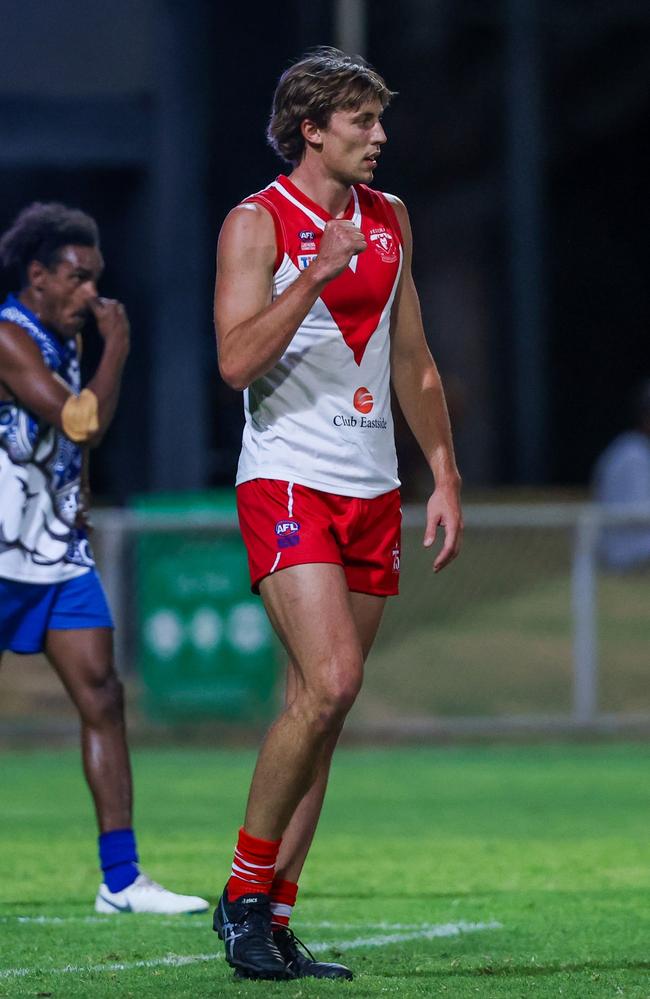 Daniel Gorry won the 2022 CAFL best and fairest. Picture: AFLNT Media