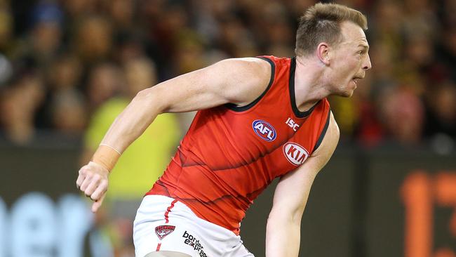 Brendon Goddard plays his final game for Essendon on Friday night, but will it be his final ever match? Pic: Michael Klein