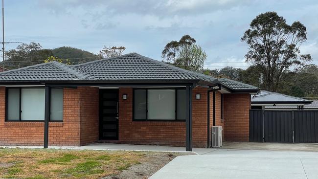 Unassuming: The rented house on the Central Coast where Paul and Julia Bamforth sexually abused the boy over a number of years. They have not lived there since their arrest. Picture: NewsLocal