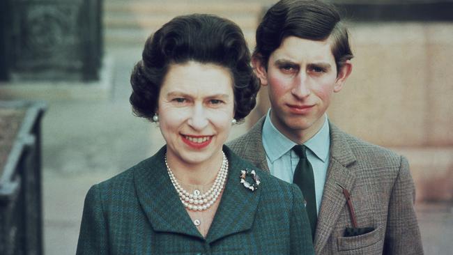 Charles with his mother, Queen Elizabeth II, in 1969. Picture: Corbis via Getty Images