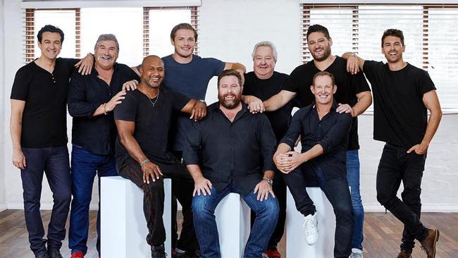 The brave blokes set to bare all in The All New Monty to raise awareness for men’s health. Picture: Instagram