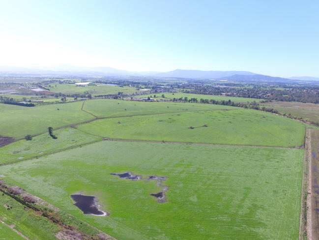 The land bought by Yarra Valley Water in Coldstream. at 535-537 Maroondah Highway in Coldstream.