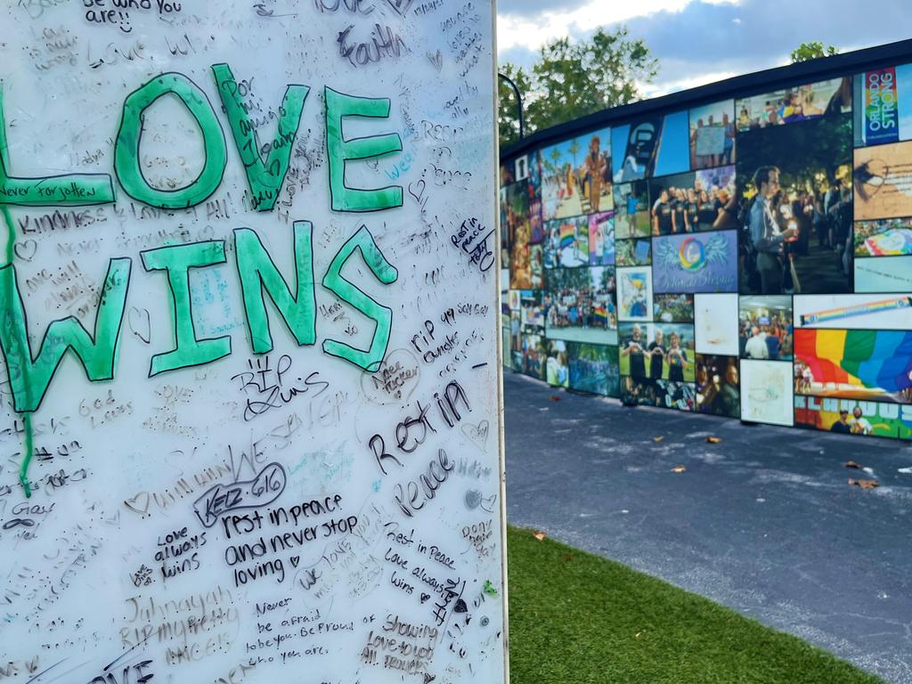 Messages scrawled on the wall by the nightclub’s building. Picture: Benedict Brook