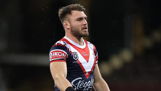 Angus Crichton will aim to make his Roosters return within a month, after checking out of a mental health facility. Picture: Getty Images.