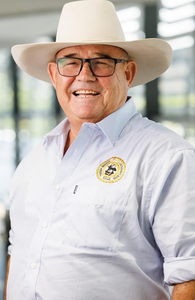 NT Cattlemen's Association president Henry Burke pictured in March 2024.