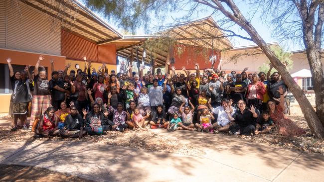 More than 90 First Nations educators and senior leaders from across Australia gathered at the Desert Knowledge Precinct, Alice Springs, Friday, August 30. Picture: Childrens Ground