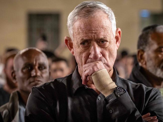 Polls say Benny Gantz’s political party would handily defeat the party of the unpopular Netanyahu if elections were held now. Picture: AFP