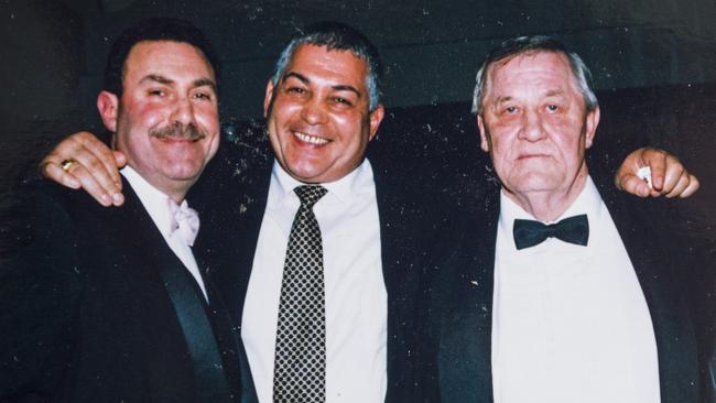 Mario Condello, Mick Gatto and Graham Kinniburgh. Picture: Supplied