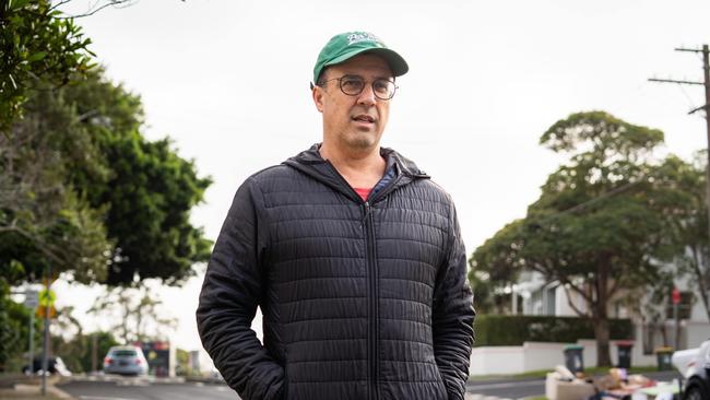 Richard Shields photographed near his home in Vaucluse after being dismissed as the Liberal Party State Director. Photo: Tom Parrish