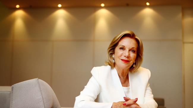 13/02/2018: Ita Buttrose speaking to Stephen Brook about her time as a newspaper editor on the Behind the Media podcast. Hollie Adams/The Australian