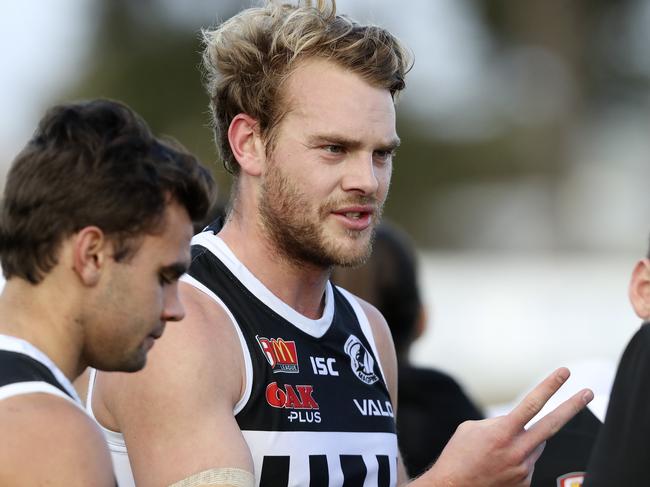 17/06/18 - SANFL - Port Adelaide v Sturt at Alberton Oval. Jack Watts at quarter time. Picture Sarah Reed